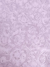 Vintage Western Floral Pu Leather Fabric