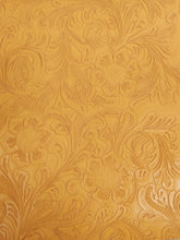 Vintage Western Floral Pu Leather Fabric