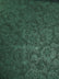 Vintage Western Floral Pu Leather Fabric / Teal / By The Roll - 30 Yards