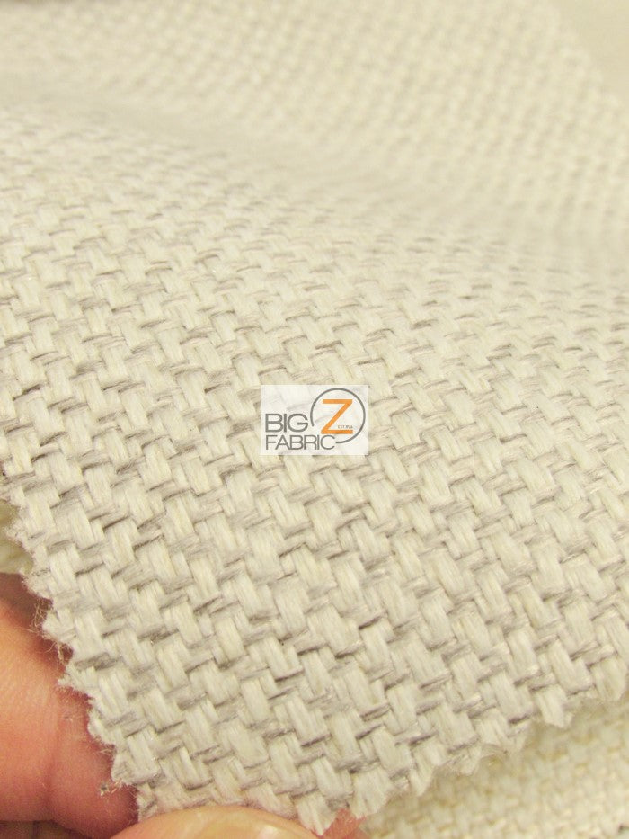 Vintage Lattice Textured Upholstery Fabric / Desert / Sold By The Yard