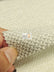 Vintage Lattice Textured Upholstery Fabric / Tusk / Sold By The Yard
