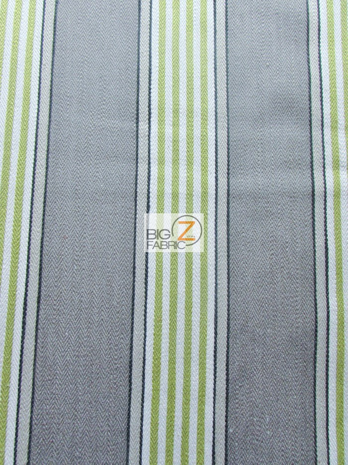 Viscose Pennington Stripe Upholstery Fabric / Citrus / Sold By The Yard-1