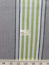 Viscose Pennington Stripe Upholstery Fabric / Coral / Sold By The Yard