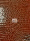 Vinyl Embossed Shiny Alligator Fabric / Sold By The Yard