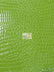 Vinyl Faux Fake Leather Pleather Embossed Shiny Alligator Fabric / Lime / By The Roll - 30 Yards
