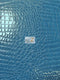 Vinyl Embossed Shiny Alligator Fabric / Sold By The Yard