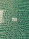 Vinyl Embossed Shiny Alligator Fabric / Sold By The Yard