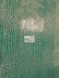 Turquoise Vinyl Embossed Shiny Alligator Fabric / Sold By The Yard