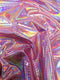 Viper Snake Holographic Embossed PVC Vinyl Fabric / Sold By The Yard