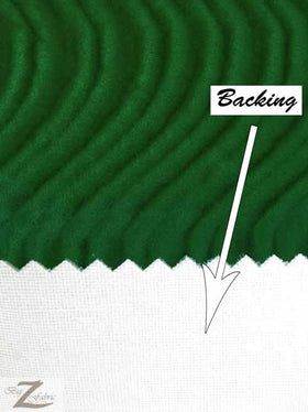 Wavy Swirl Flocking Velvet Upholstery Fabric / Black / Sold By The Yard Closeout!!! - 0