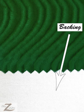 Wavy Swirl Flocking Velvet Upholstery Fabric / Purple / Sold By The Yard Closeout!!! - 0