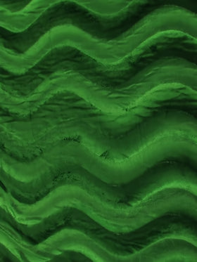 Kelly Green Velboa Solid Wavy Short Pile Fabric / By The Roll - 25 Yards