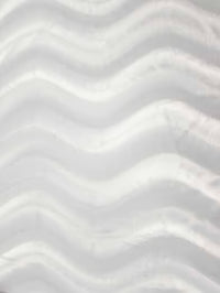 White Velboa Solid Wavy Short Pile Fabric / Sold By The Yard