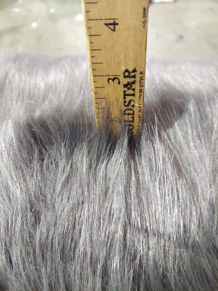 White Solid Arctic Fox Fur Fabric / Sold By The Yard