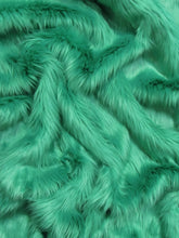Solid Shaggy Long Pile Faux Fur Fabric / Sold by The Yard