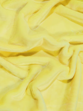 Half Shag Faux Fur Fabric (Beaver)(Knit Backing) / Sunshine / 15 Yard Bolt