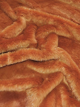 Tinsel Tip Short Shag Faux Fur / Amber Silver / Sold By The Yard / 15 Yard Bolt