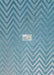 Zig Zag Chevron Upholstery Fabric / Emerald / Sold By The Yard
