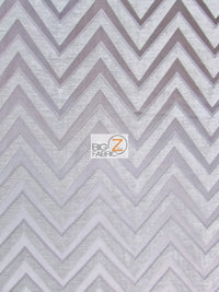 Zig Zag Chevron Upholstery Fabric / Khaki / Sold By The Yard