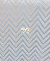 Zig Zag Chevron Upholstery Fabric / Sage / Sold By The Yard