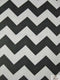 Poly Cotton Fabric 1" Zig Zag Chevron / Sold By The Yard