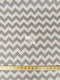 Poly Cotton Fabric 1" Zig Zag Chevron / Sold By The Yard