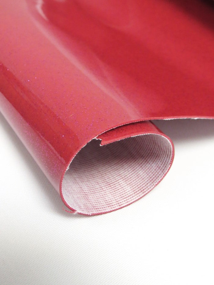 Ultra Sparkle Glitter Upholstery Vinyl Fabric DuroLast&reg; / HOT PINK / Sold by The Yard