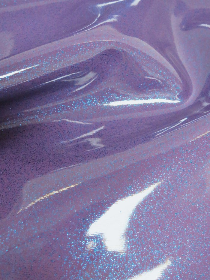 Ultra Sparkle Glitter Upholstery Vinyl Fabric / PURPLE / Sold by The Yard