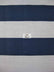 Poly Cotton 1 Inch Stripe Fabric / Navy/White / 50 Yard Bolt