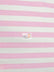 Poly Cotton 1 Inch Stripe Fabric / Pink/White / 50 Yard Bolt