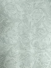 Vintage Western Floral Pu Leather Fabric