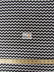 Poly Cotton Fabric .4" Zig Zag Chevron / Black/White / Sold By The Yard