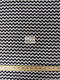 Poly Cotton Fabric 1" Zig Zag Chevron / Sold By The Yard